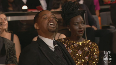 Will Smith, Chris Rock Oscars 2022: Watch the moment Will Smith lashes out  at Oscars presenter Chris Rock over Jada Pinkett Smith joke - 9Celebrity