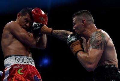 <b>Veteran fighter Danny Green has made a triumphant return to the ring with a convincing win over Argentine Roberto Bolonti in Melbourne.</b><br/><br/>In his first fight in almost three years, the 42-year-old claimed a unanimous points decision after all three judges scored the bout 100-90 in favour of the West Australian.<br/><br/>The victory took Green's career record to 34-5, with the popular veteran now setting his sights on a rematch with Anthony Mundine.