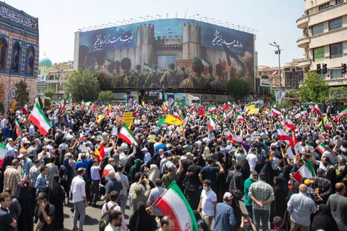 Majid Farahani speaks during an interview in Tehran, Iran, on June 20, 2025.