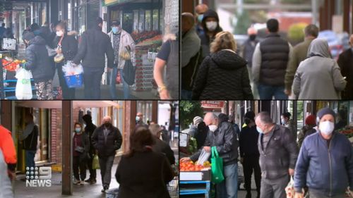 Shoppers in parts of Melbourne packed shops