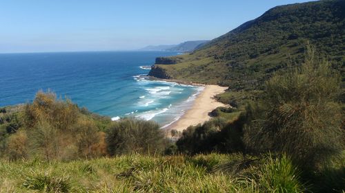 Views of the rugged coastline of Royal National Park.