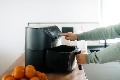 Air fryer stock photo