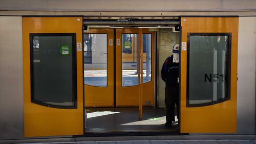 The man was arrested at Hornsby train station.