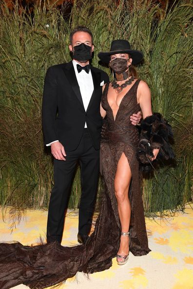 Ben Affleck and Jennifer Lopez attend the 2021 Met Gala at the Metropolitan Museum of Art on September 13, 2021 in New York City. 