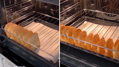 This Instagram Reels hack for batch cooking toast is a winner. 