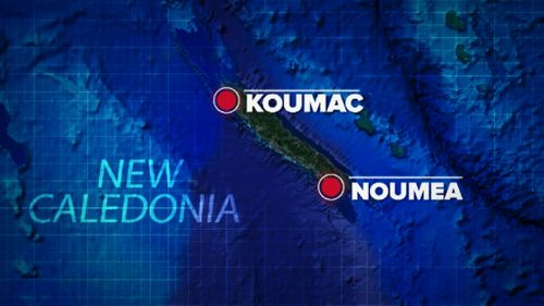 A rescue boat was sent to the reef of Koumac, but the man could not be saved. (9NEWS)
