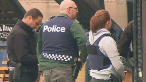 More than 40 properties were raided this morning. (9NEWS)