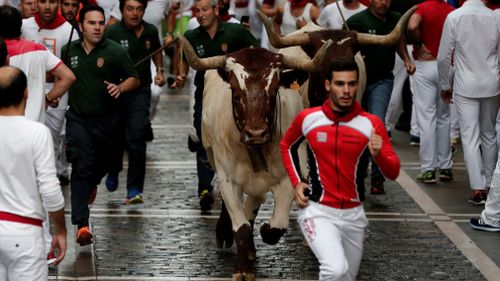San Fermin attracts hundreds of thousands of visitors. (AFP)
