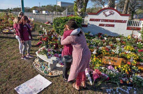 Hundreds of thousands across Florida have observed a moment of silence to mark the one-year anniversary of the deadly shooting at Marjory Stoneman Douglas High School in Parkland that killed 17 people.