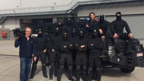 The special day gave young Legacy group members a look behind the action-packed scenes of the Victorian Special Operations Group. (@maddieslattery)