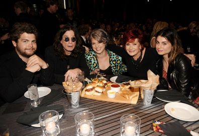 Jack Osbourne, Ozzy Osbourne, Kelly Osbourne, Sharon Osbourne and Aimee Osbourne attend Spike TV's 4th Annual "Guys Choice Awards" held at Sony Studios on June 5, 2010 in Los Angeles, California.
