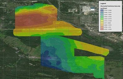 Chernobyl radiation hotspots mapped using drones
