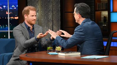 The Late Show with Stephen Colbert and guest Prince Harry, The Duke of Sussex.