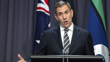 Treasurer Jim Chalmers during a press conference