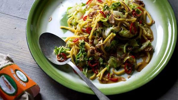 Janet DeNeefe's mie goreng (fried noodles)