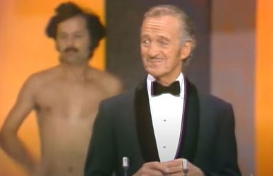 Streaker at the 1974 Oscars