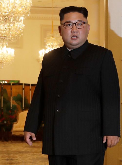 The deal-maker in chief says if he senses Kim Jong Un isn’t serious about de-nuking North Korea, then he’ll walk out and crank Air Force One back stateside. Picture: AP