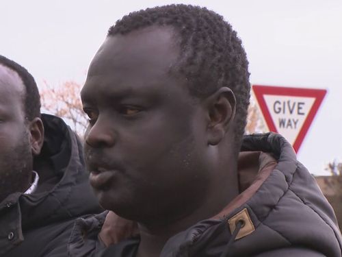Elbino Akueng, father of a 15-year-old boy who was stabbed to death in Melbourne overnight, has demanded answers about his son's death.