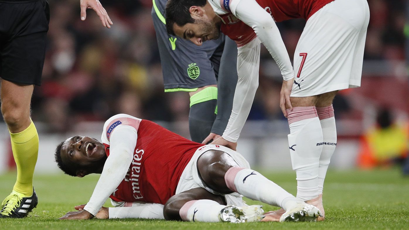 Arsenal star Danny Welbeck suffers 'serious injury' in Europa clash with Sporting