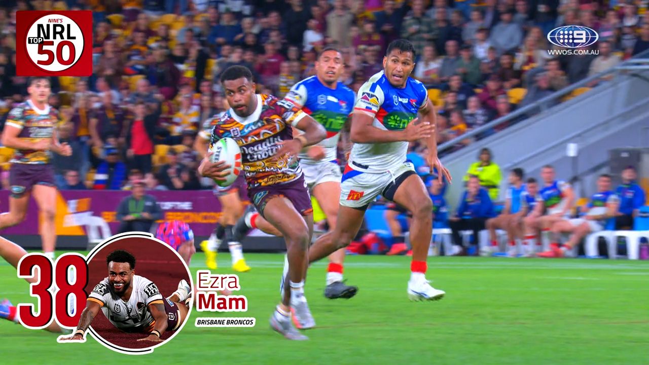 NRL top 50: Young gun Ezra Mam bolts into elite company after incredible rise in 2023