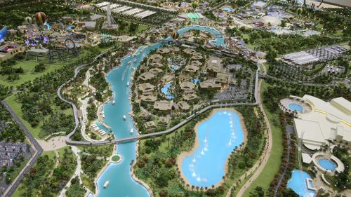 Model of Dubai's $3.7 billion mega theme park unveiled