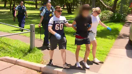 A teenager is currently in police custody, after allegedly stealing a car and crashing it in East Ryde this afternoon.