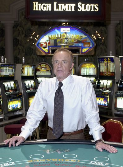 Actor James Caan poses on the set of the NBC series "Las Vegas," in Culver city, Calif., on Dec. 10, 2003.  