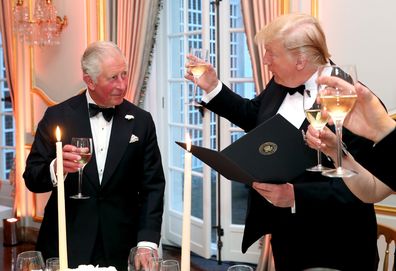 Donald Trump and King Charles III