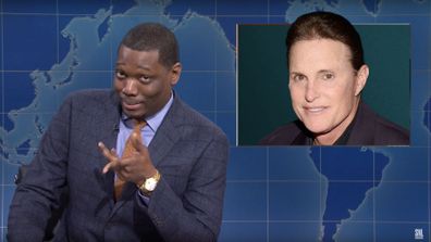 Michael Che, Caitlyn Jenner, Saturday Night Live, Weekend Update, comments