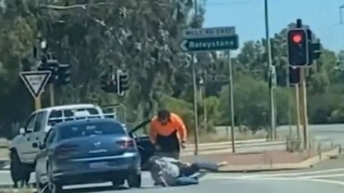 A violent road rage attack on a Perth taxi driver unfolded in the middle of a turning lane at the busy intersection of Tonkin Highway and Mills Road East in Martin, around 2.30pm yesterday.