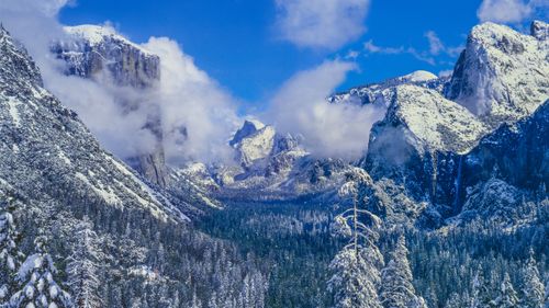 Woman hiking on a closed trail at Yosemite National Park in California died