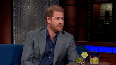 Prince Harry on The Late Show with Stephen Colbert