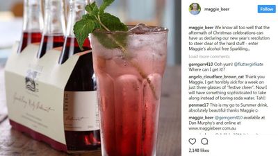 Maggie Beer <a href="http://www.instagram.com/p/BdUek-wlhjg/?hl=en&amp;taken-by=maggie_beer" target="_parent">goes alcohol free&nbsp;</a>