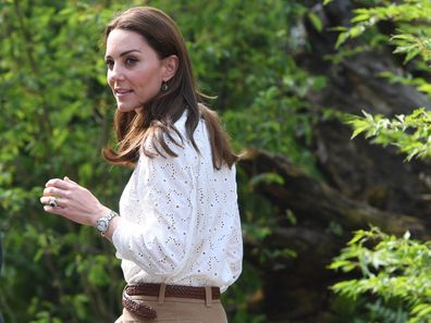 Kate Middleton's handwriting at Chelsea Flower Show