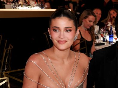 Kylie Jenner at the 83rd Annual Golden Globes on January 11, 2026 in Beverly Hills, California. 