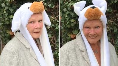 Judi Dench wants us to "just keep laughing".