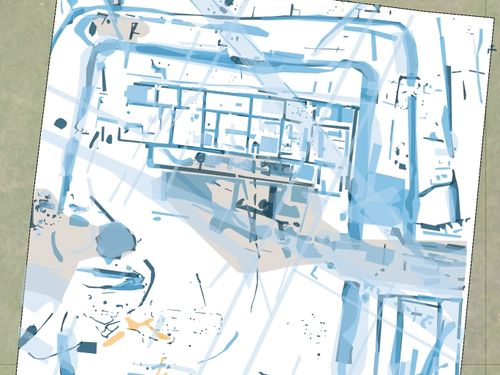 Villa alanının radar taraması kaydı