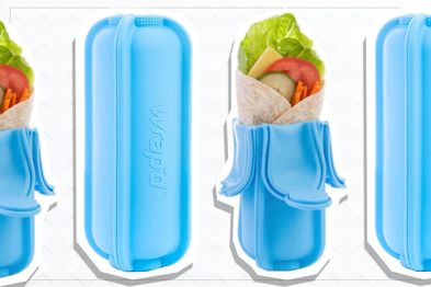 9PR: Wrap'd Reusable Silicone Lunch Flatbread Wrap Holder