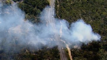 Two people have died after a small plane crashed in Sydney&#x27;s south-west.A bushfire was started by the accident in thick bushland near Appin Road at Appin in Macarthur at 3pm.