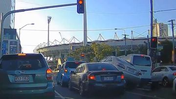 East Brisbane police pursuit crash