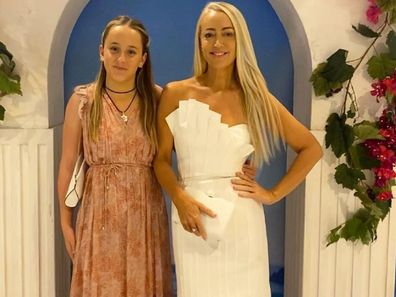 Jackie O Henderson with daughter Kitty