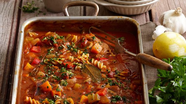 Osso buco with pasta