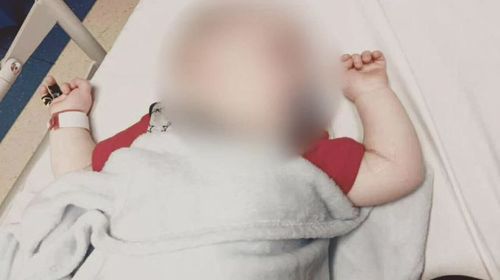 An 18-month-old baby boy was admitted to hospital in January after nearly dying due to an alleged prescription drug overdose. Picture: Supplied.