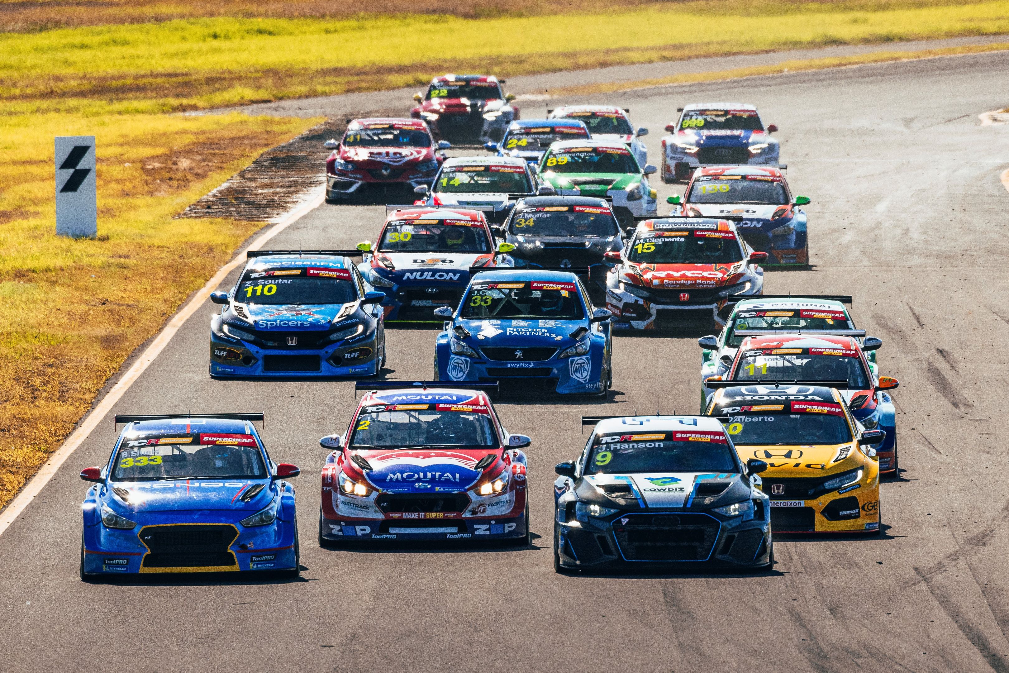 TCR Australia Series field set for landmark 50th race at Queensland Raceway