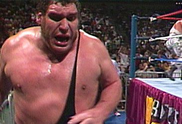 What compelled Andre the Giant to eliminate himself in the 1989 Royal Rumble?