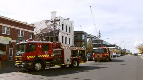 Firefighters extinguished the blaze quickly once they arrived. (9NEWS)