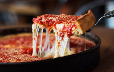 Lou Malnati's deep dish pizza