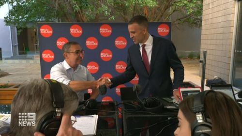 Premier Steven Marshall and his challenger Peter Malinauskas continued their election campaigns in Adelaide today.