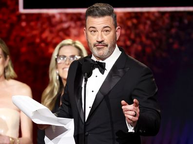 Jimmy Kimmel at the 31st Annual Critics Choice Awards held at the Barker Hangar on January 04, 2026 in Santa Monica, California. (Photo by JC Olivera/Variety via Getty Images)