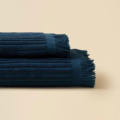 Kassi stripe hand towel and bath towel: $8 - $15
